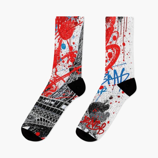 Item preview, Paris Eiffel Tower Graffiti Street Art designed and sold by Ekracreatives.