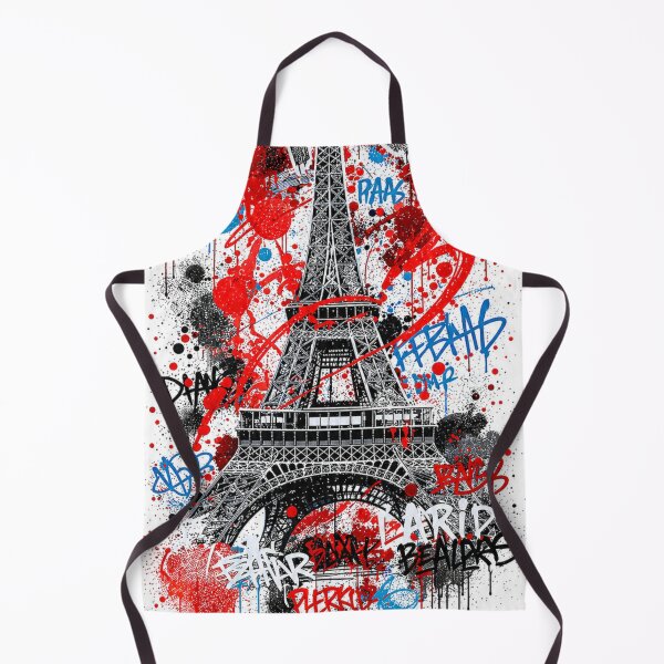 Item preview, Paris Eiffel Tower Graffiti Street Art designed and sold by Ekracreatives.