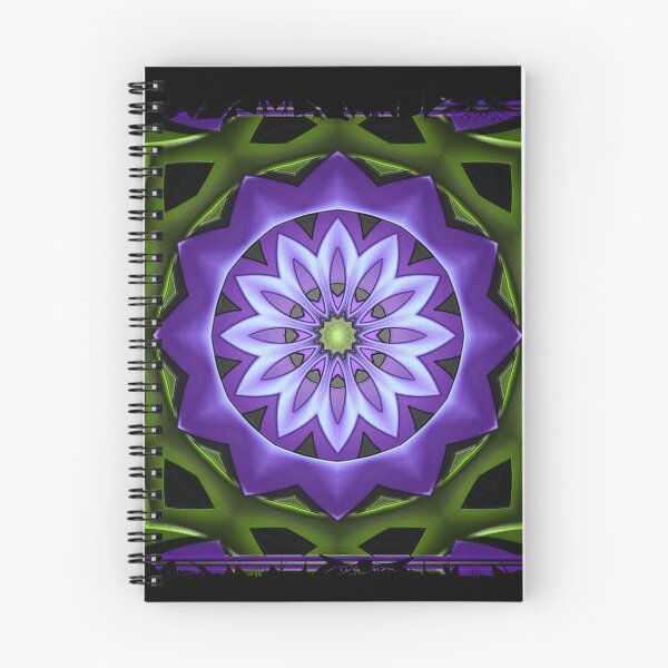 Item preview, Purple Green Mandala Sacred Geometric Abstract Design designed and sold by ScreenPin.