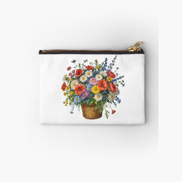 Item preview, Flowers in a basket designed and sold by uunaa.