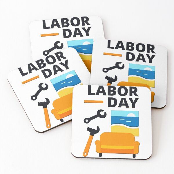 Item preview, Labor Day Work Hard Relax Design with Tools Illustration designed and sold by Topoartispp.