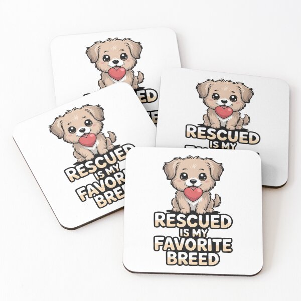 Item preview, Rescued Is My Favorite Breed - National Rescue Dog Day designed and sold by Wennity.