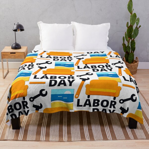 Item preview, Labor Day Work Hard Relax Design with Tools Illustration designed and sold by Topoartispp.