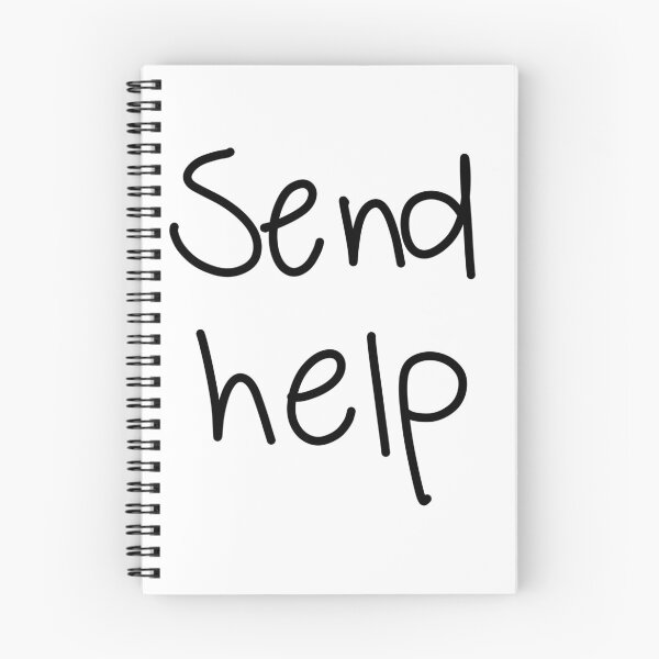 Item preview, Send help - Funny Hand-Lettered Aesthetic designed and sold by PureHandletter.