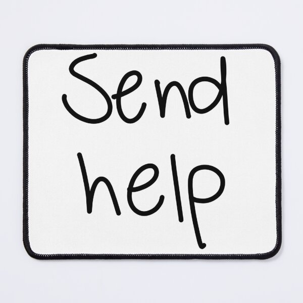 Item preview, Send help - Funny Hand-Lettered Aesthetic designed and sold by PureHandletter.