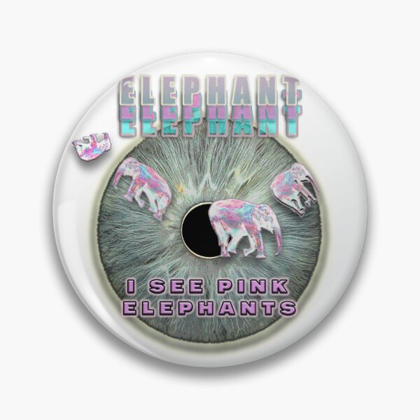 Item preview, Pink Elephants Eye – Surreal Vision Art, Trippy Dream Design designed and sold by ChiaraPagani.