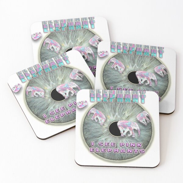 Item preview, Pink Elephants Eye – Surreal Vision Art, Trippy Dream Design designed and sold by ChiaraPagani.