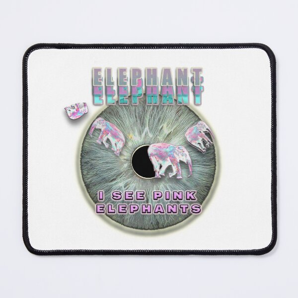 Item preview, Pink Elephants Eye – Surreal Vision Art, Trippy Dream Design designed and sold by ChiaraPagani.