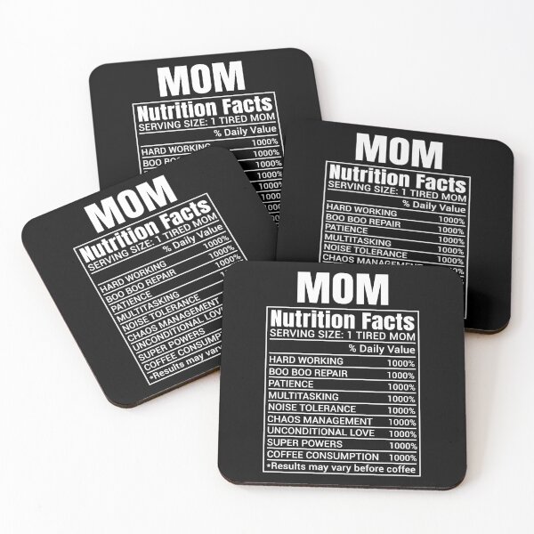 Item preview, Mom Nutrition Facts Label Funny Mom Gift For Mothers Day designed and sold by Say It With Ink.