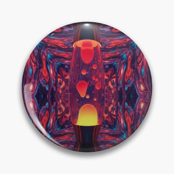 Item preview, I LAVA YOU Lava Lamp Psychedelic Retro Oldschool Collector Art for Badass Mofos designed and sold by BadassBazaar.