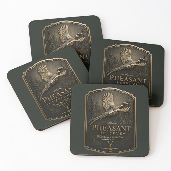Item preview, Pheasant in Flight – Vintage Hunting Art, 3D Wildlife Illustration designed and sold by TammyHunterArt.