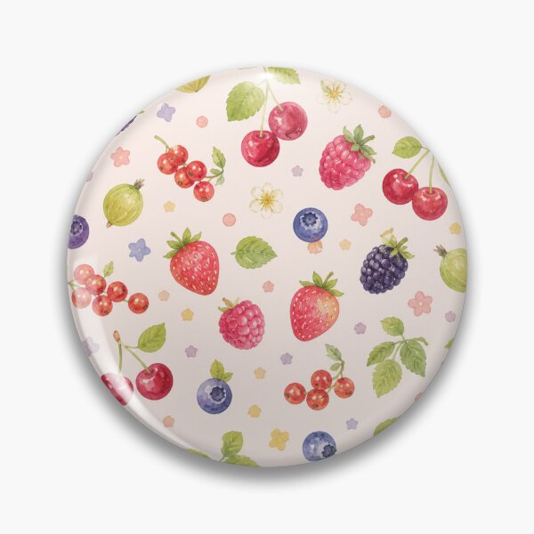 Item preview, Watercolor berries and fruits designed and sold by juthamas8426.