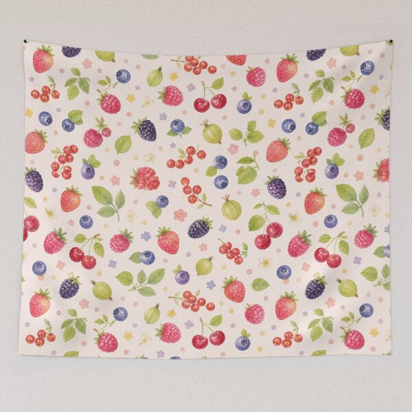 Item preview, Watercolor berries and fruits designed and sold by juthamas8426.
