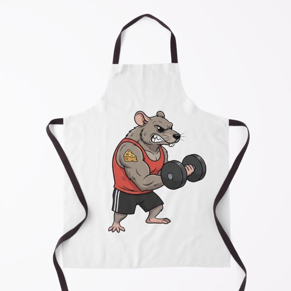 Item preview, Gym rat doing a bicep curl designed and sold by Terrific Arts Shop.