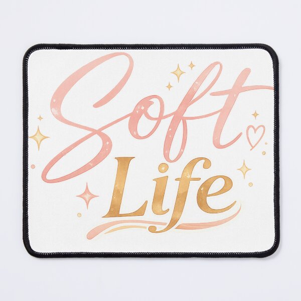 Item preview, Soft Life – Feminine Aesthetic Typography Trend Design designed and sold by DreamelleStudio.