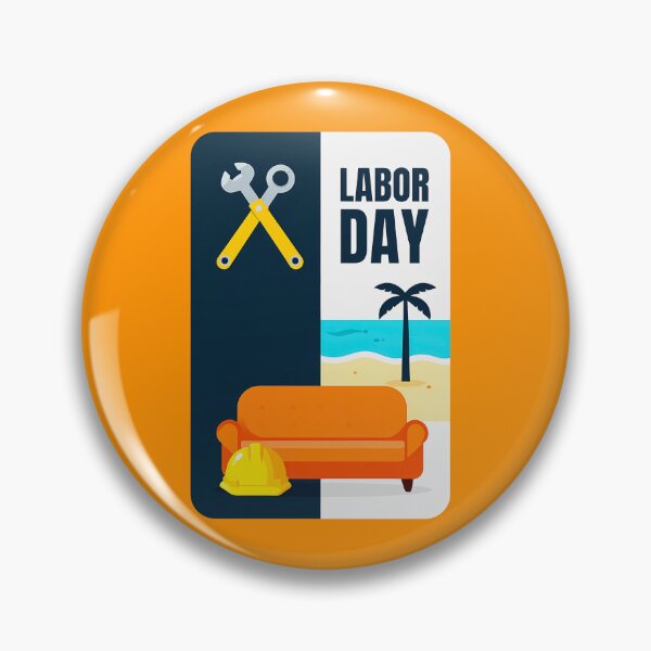 Artikelvorschau, Labor Day Work and Relax Illustration Shirt entworfen und verkauft von Topoartispp.