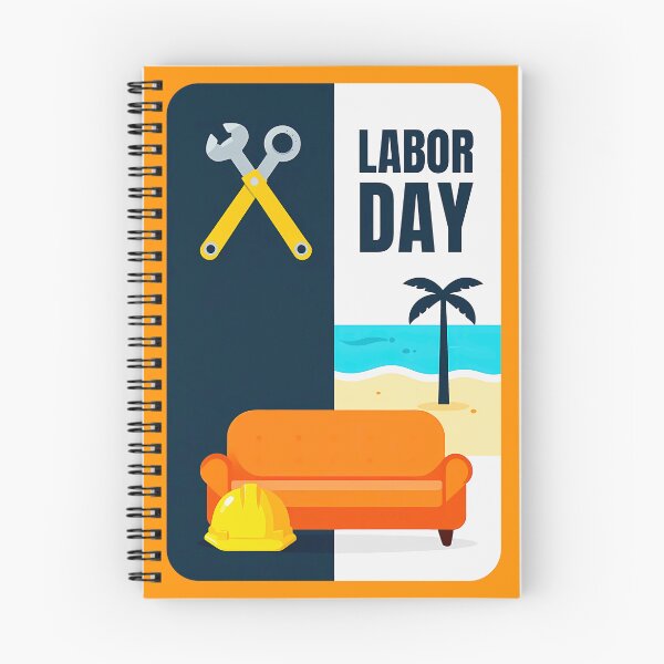 Artikelvorschau, Labor Day Work and Relax Illustration Shirt entworfen und verkauft von Topoartispp.