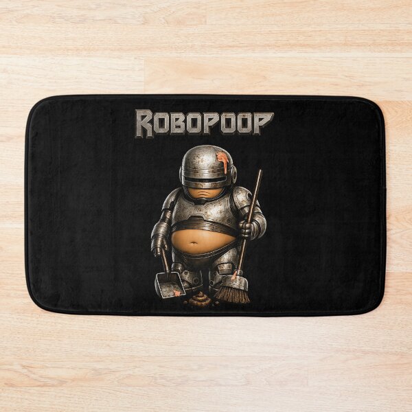 Item preview, Robopoop – Chimou - Rusty Robo Cleaner Picking Up Dog Mess (Funny Sci-Fi Parody) designed and sold by WotanArt.