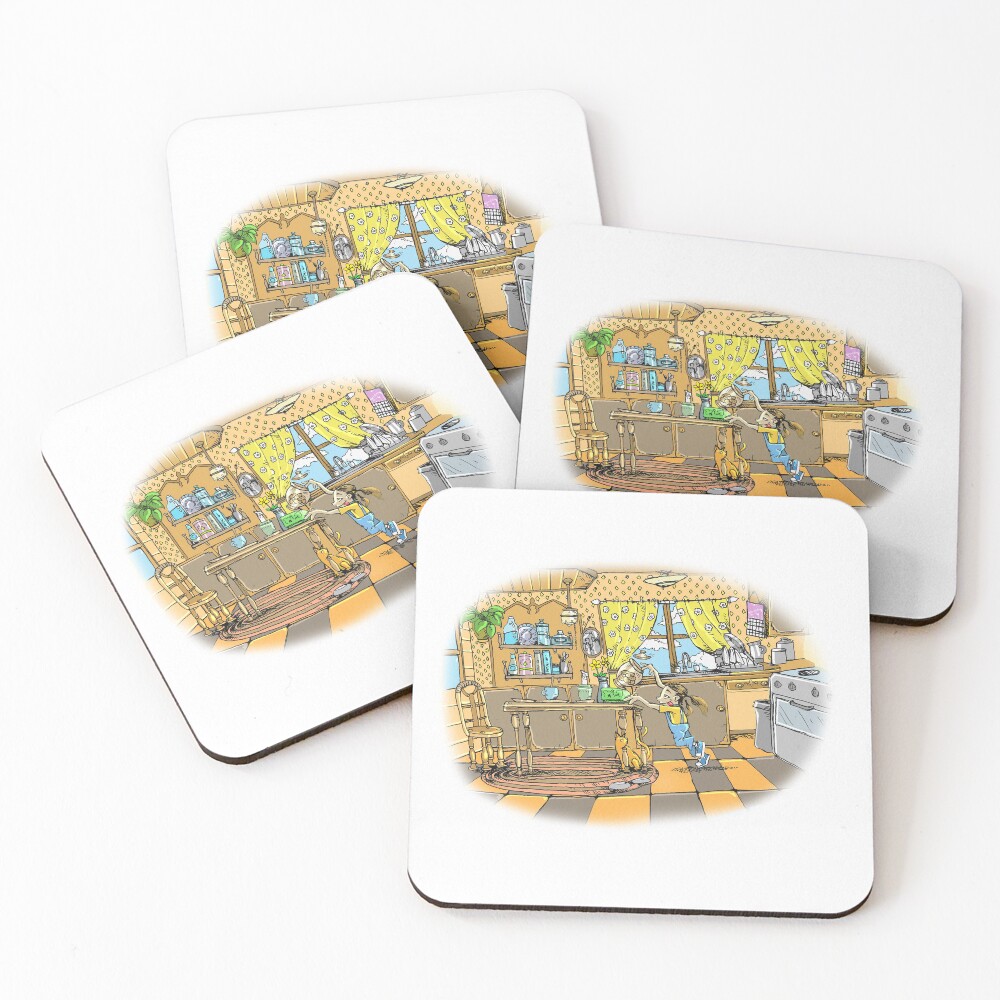 Item preview, Coasters (Set of 4) designed and sold by Drawbright.