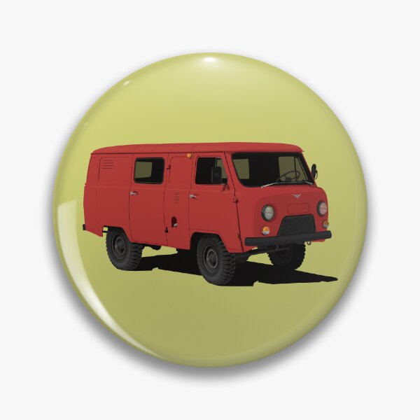 Item preview, UAZ-452 - УАЗ-452 -UAZ Bukhanka red designed and sold by knappidesign.