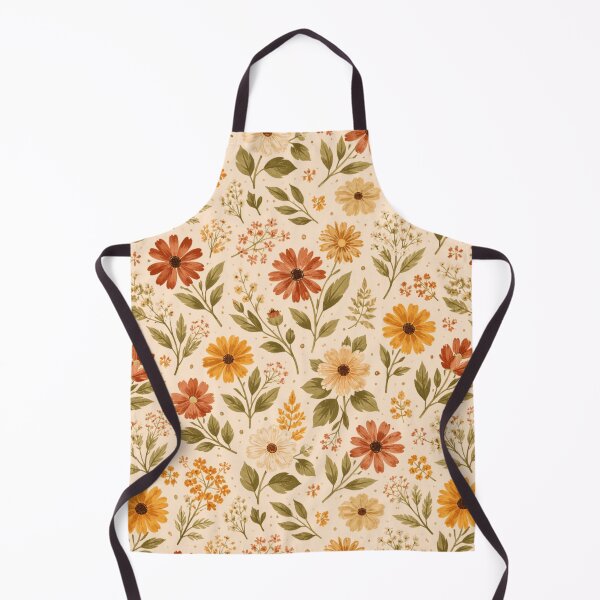 Item preview, Autumn Floral Pattern Warm Botanical Fall Aesthetic designed and sold by PunchDrop.