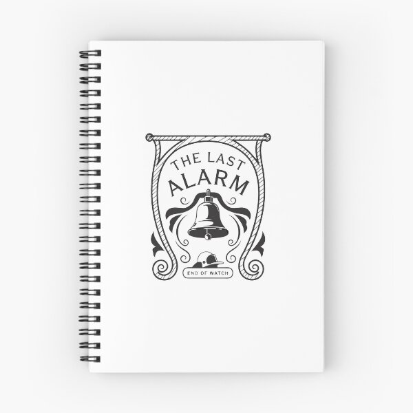 Item preview, Fallen Firefighter Memorial Bell Last Alarm Tote Notebook designed and sold by CutRootCo.