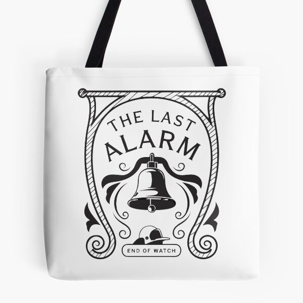 Item preview, Fallen Firefighter Memorial Bell Last Alarm Tote Notebook designed and sold by CutRootCo.