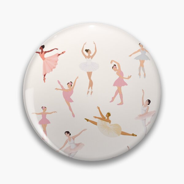 Item preview, ​Elegant Ballerina Pattern Illustration  designed and sold by HBBS DESIGNS.
