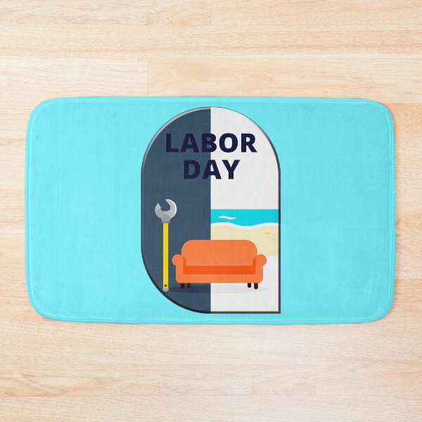 Item preview, Labor Day Minimal Worker Relax Design designed and sold by Topoartispp.