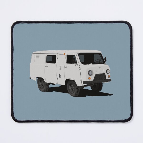 Item preview, UAZ-452 - УАЗ-452 -UAZ Bukhanka in white designed and sold by knappidesign.
