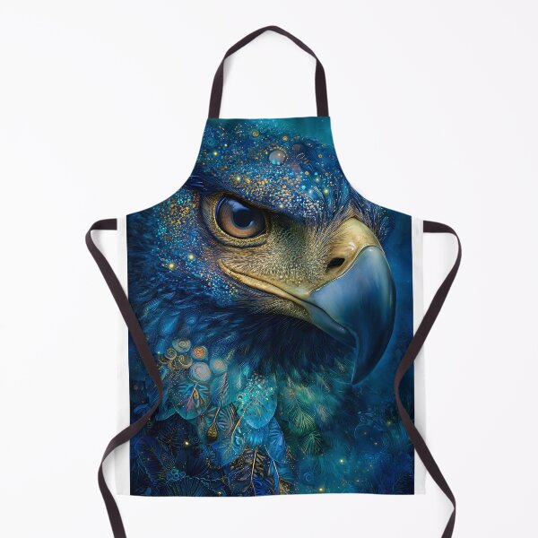 Item preview, Majestic Blue Eagle with Cosmic Patterns and Colors designed and sold by Artessie.