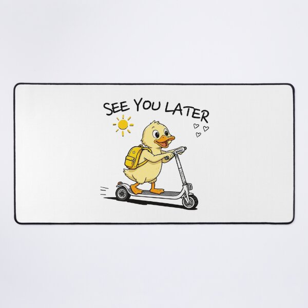 Item preview, Last Day of School Duck “See You Later” Funny Kids Cartoon Design designed and sold by ArtByKatti.