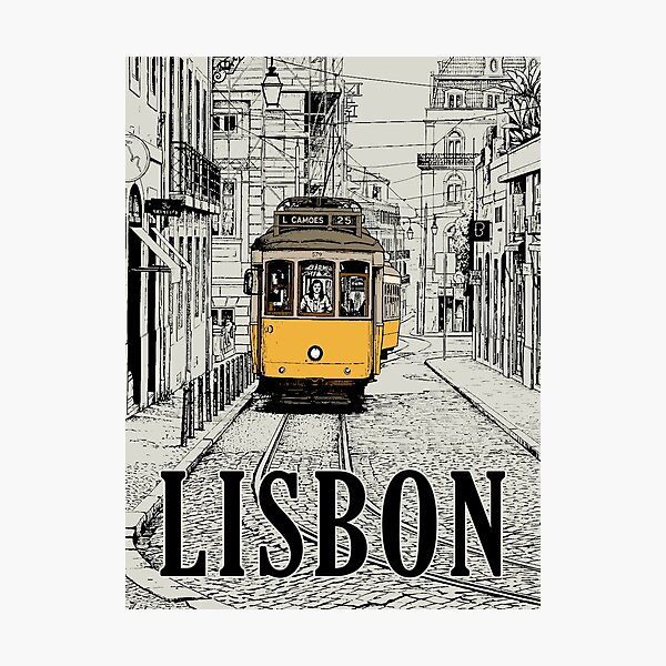 Item preview, Lisbon Tram designed and sold by travelwitheric.