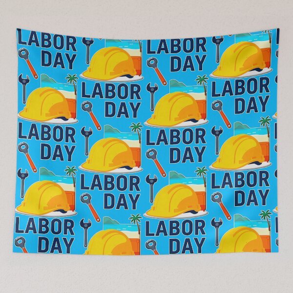Item preview, Labor Day Construction Worker Helmet Design designed and sold by Topoartispp.