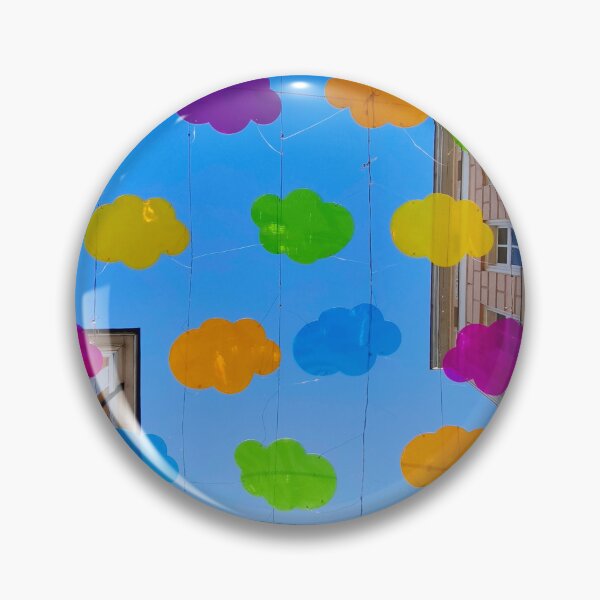 Item preview, Colorful Acrylic Clouds Under Blue Sky designed and sold by Kainicram.