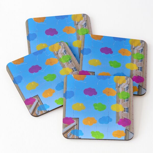 Item preview, Colorful Acrylic Clouds Under Blue Sky designed and sold by Kainicram.