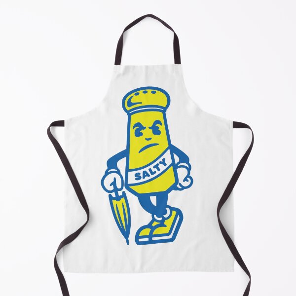 Item preview, Salty Cartoon Salt Shaker Character Illustration designed and sold by PIXEL POP DESIGNS - Beyond the Norm!.
