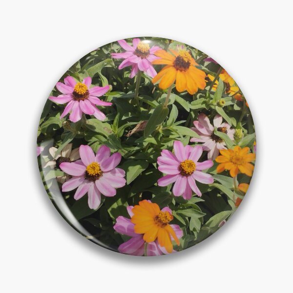 Item preview, Colorful Zinnia Angustifolia Flowers designed and sold by inspiration3.