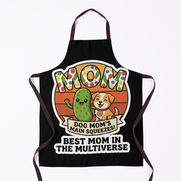 Item preview, Best Mom In The Multiverse Funny Pickle & Dog Mom Shirt – Cute Dog Mom Mother’s Day Gift – Retro Pet Mom Design for T-Shirt Mug Sticker designed and sold by Basma Designs | Funny Shirts, Stickers & Mugs.