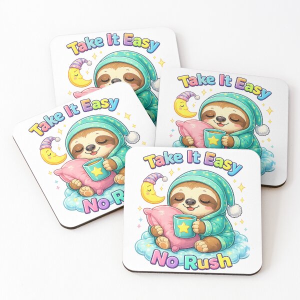 Item preview, Take It Easy Sloth Shirt – Cute Kawaii Lazy Animal No Rush Cozy Design designed and sold by Clothes With Smiling Animals Walt Gral.