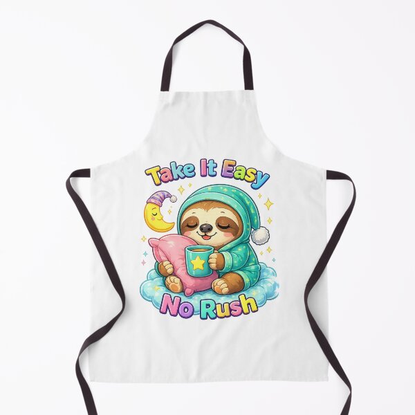 Item preview, Take It Easy Sloth Shirt – Cute Kawaii Lazy Animal No Rush Cozy Design designed and sold by Clothes With Smiling Animals Walt Gral.