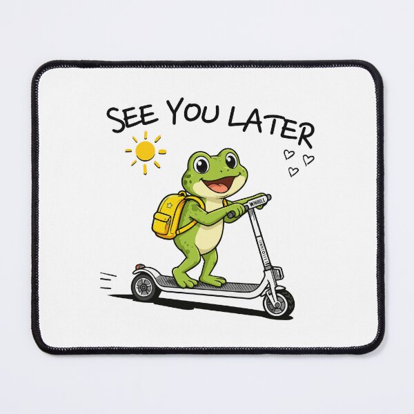 Item preview, Last Day of School  frog “See You Later” Funny Kids Cartoon Design designed and sold by ArtByKatti.