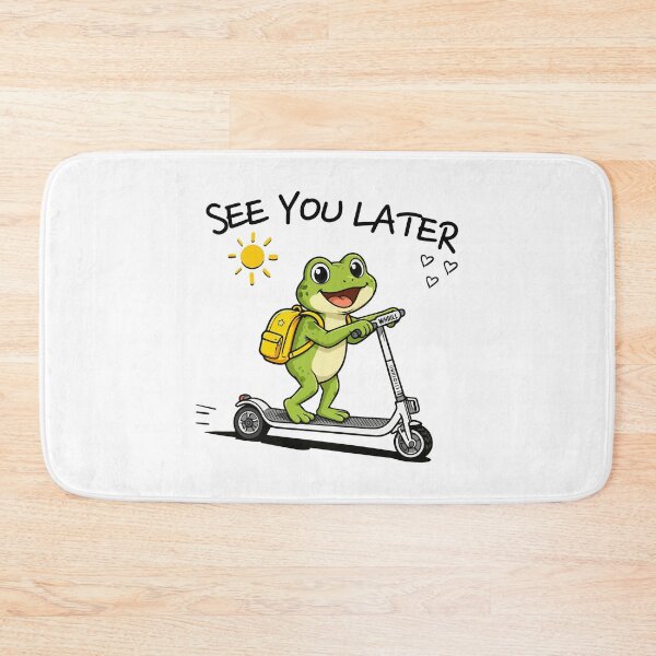 Item preview, Last Day of School  frog “See You Later” Funny Kids Cartoon Design designed and sold by ArtByKatti.
