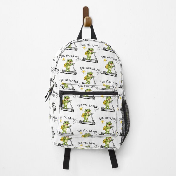 Item preview, Last Day of School frog “See You Later” Funny Kids Cartoon Design designed and sold by ArtByKatti.