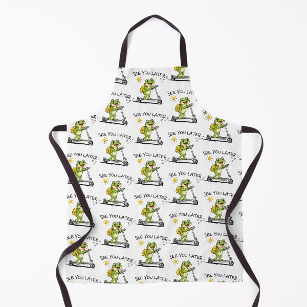 Item preview, Last Day of School frog “See You Later” Funny Kids Cartoon Design designed and sold by ArtByKatti.