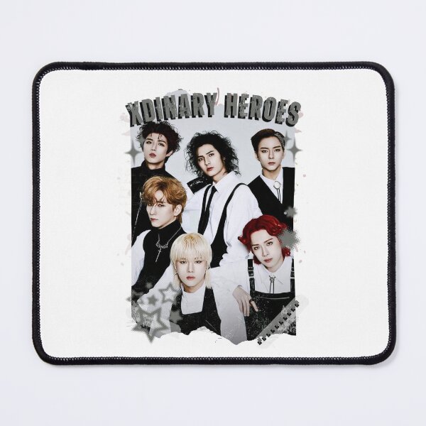 Item preview, Xdinary Heroes Kpop Boy Band Monochrome Korean Collage Art Design designed and sold by HELL0WBELLO.