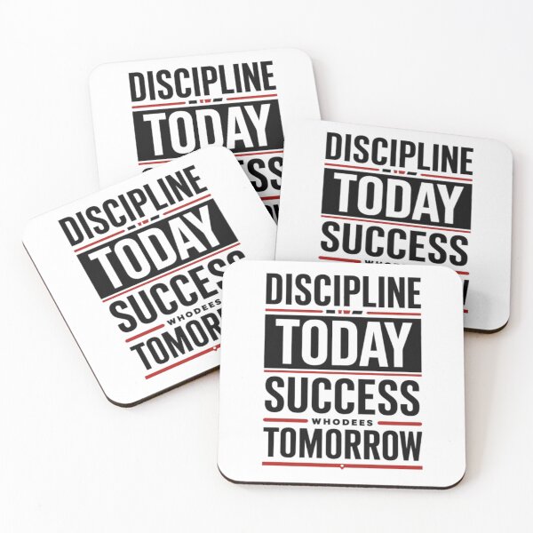 Item preview, Discipline Today Success Tomorrow Motivational Typography designed and sold by wanado.