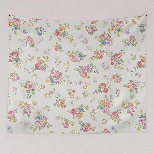 Item preview, Romantic pink rose pattern designed and sold by uunaa.