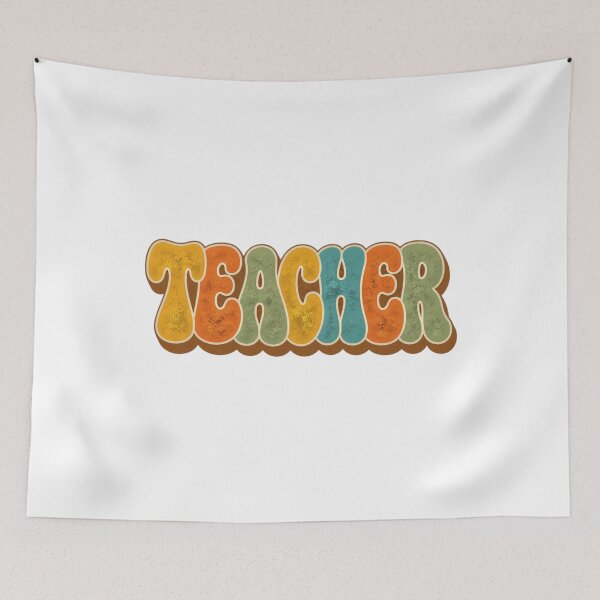 Item preview, Retro Vintage 70s Groovy Teacher Typography designed and sold by LamisArts ID (71).