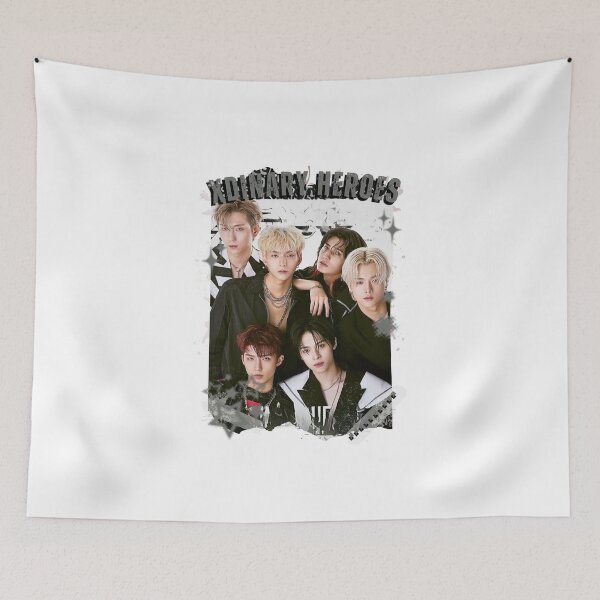 Item preview, Xdinary Heroes Kpop Boy Band Monochrome Korean Collage Art Design designed and sold by HELL0WBELLO.